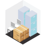 A Plus Super Storage offers drive-up, dust-controlled, and climate-controlled unit sizes of 5X5