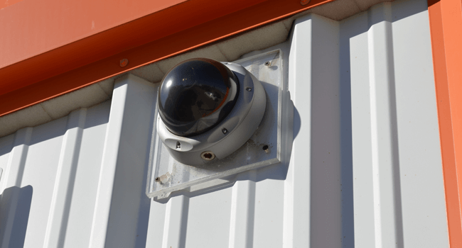We offer 24/7 security with camera surveillance