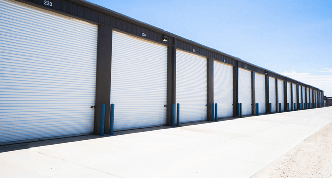 A-Plus Super Storage has concrete drives for RV storage at our 130th & University location.