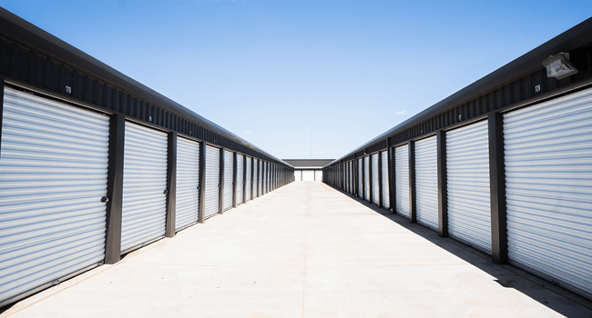 Drive-up self storage available at 130th & University