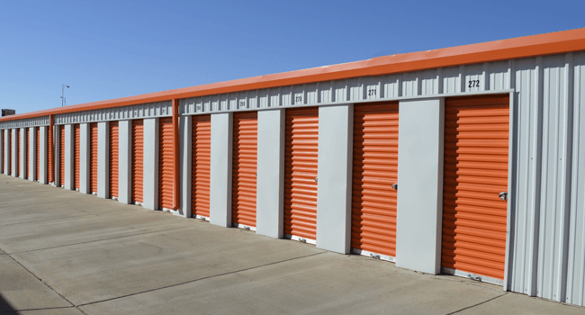 Drive-up self storage at our North University location