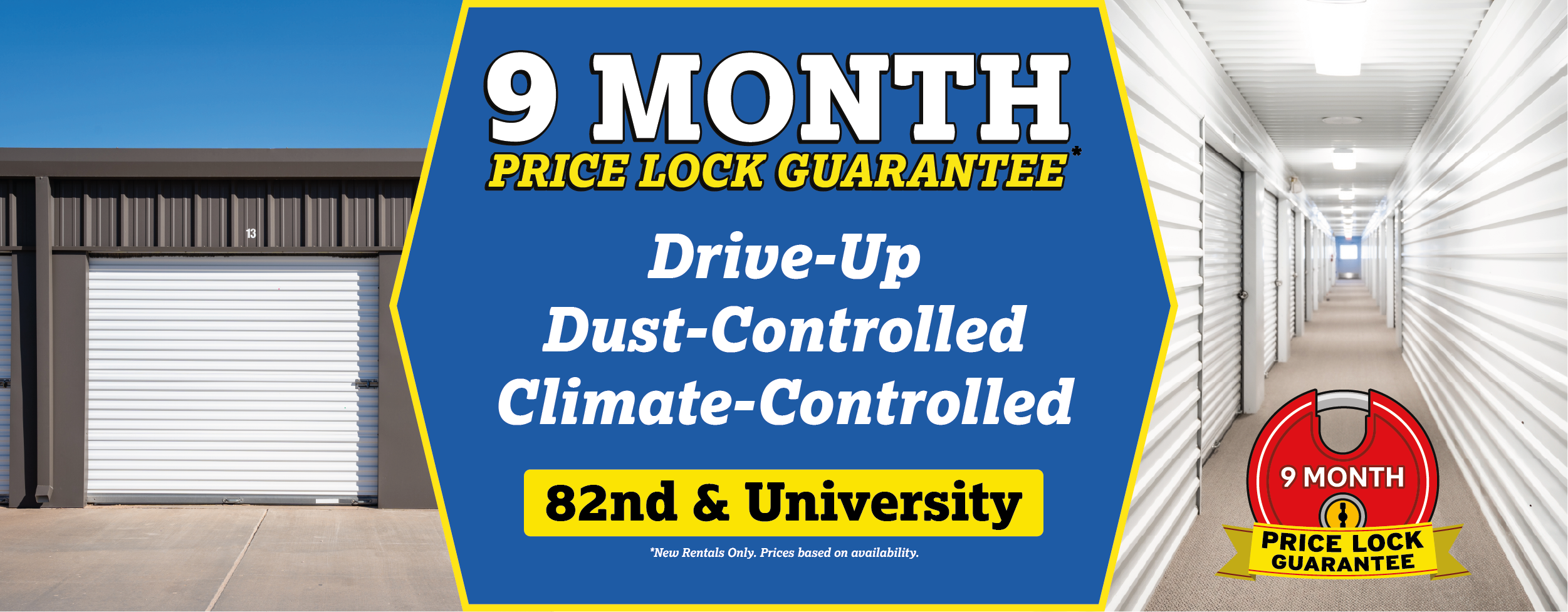 82nd & University has 9 month price lock guarantee