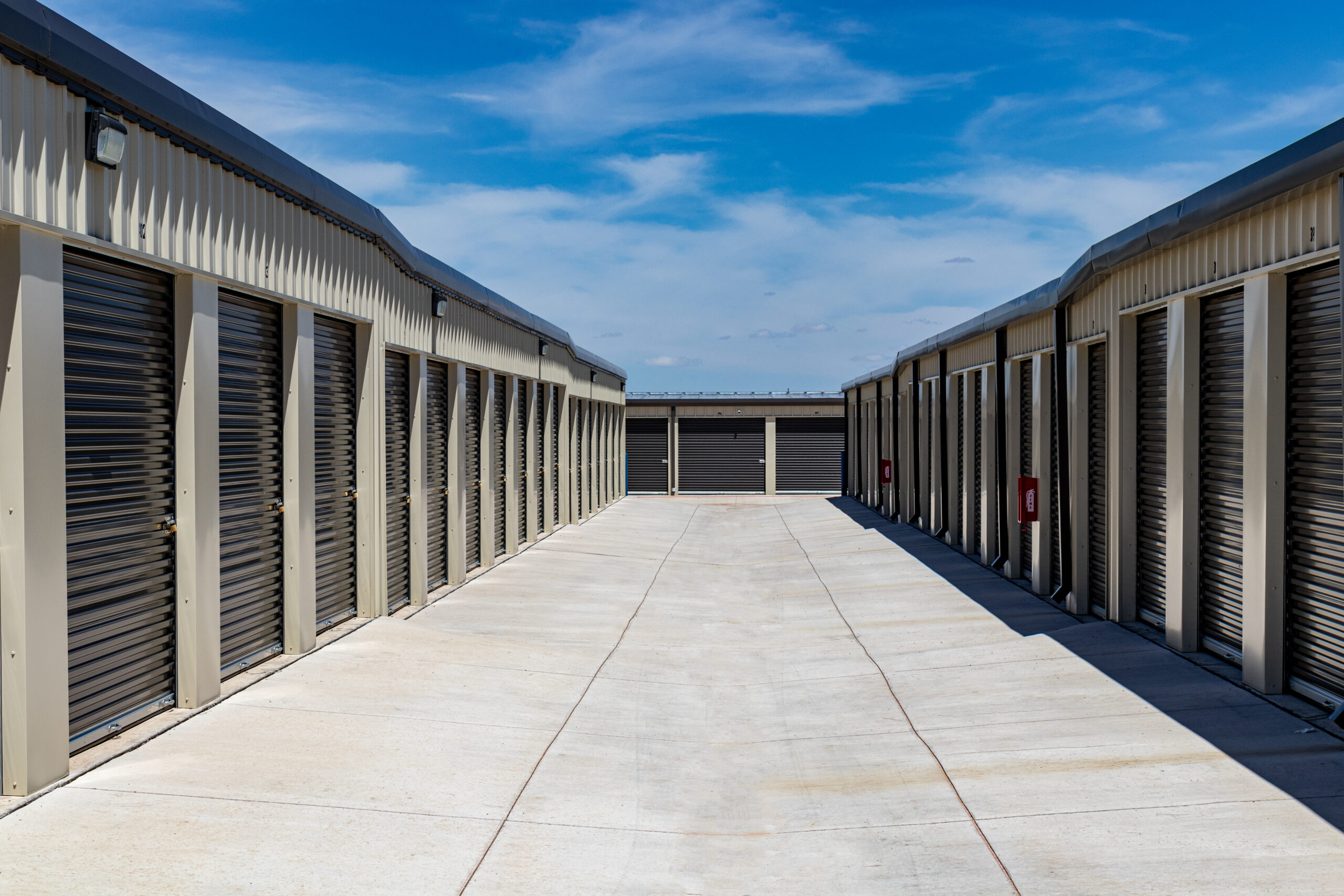 Drive-up storage buildings