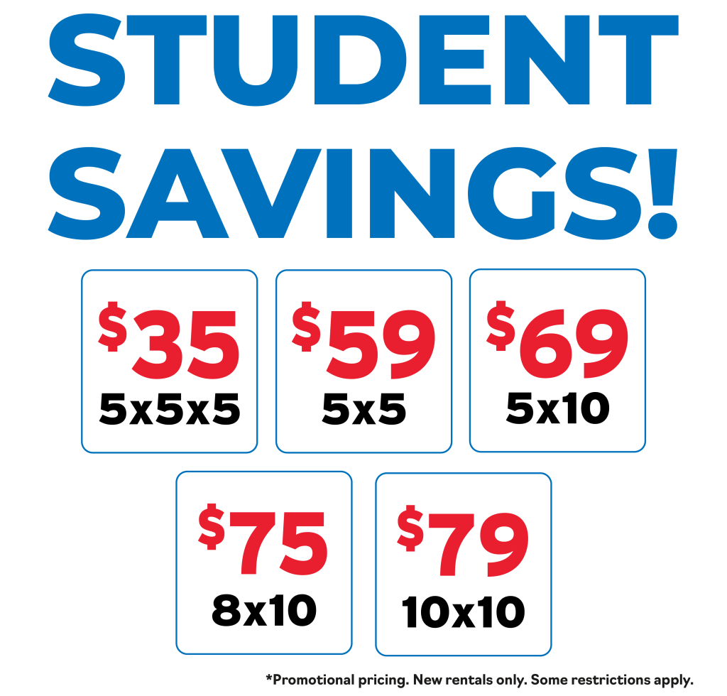 Student Savings At A Plus Super Storage